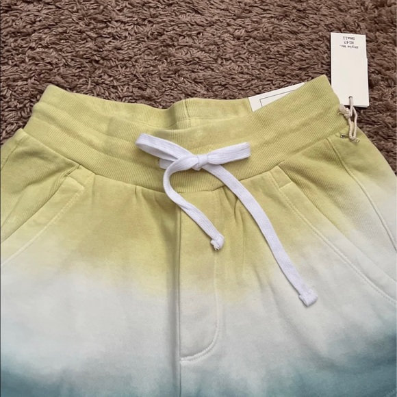 Mint & Lime Drawstring Shorts - Picture 3 of 12